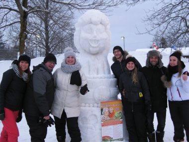 Fête d'hiver, concours de sculpture