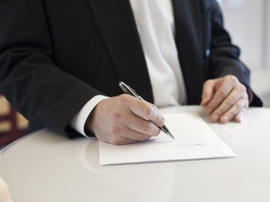 Signature de contrat